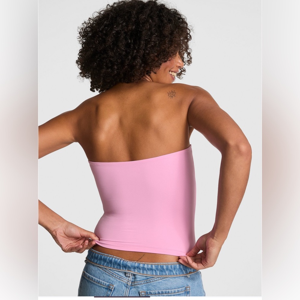 VS PINK BASE STRETCH TUBE TOP - Picture 2 of 7